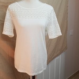 LOFT Eyelet Top